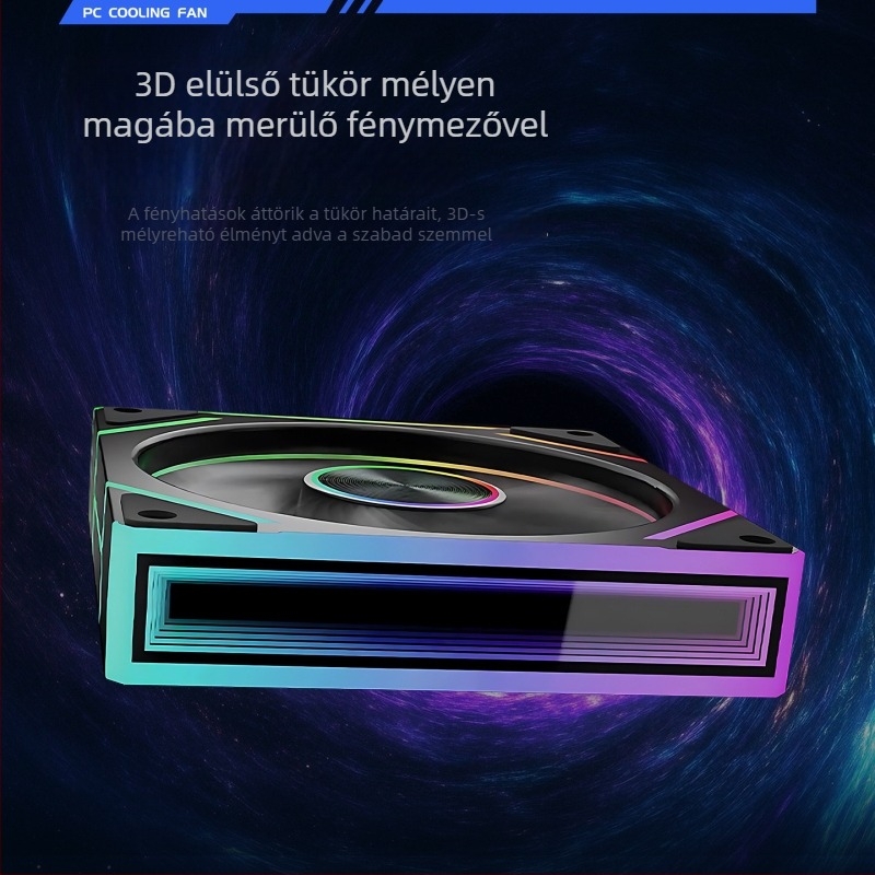 Prism 8Pro ház ventilátor hidraulikus csapágyakkal, 800-1800 RPM, 21 dB, levegőhűtés