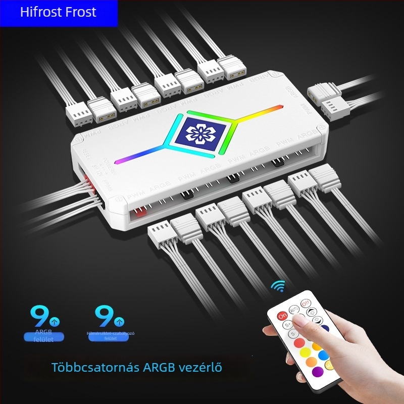 Prism 8Pro ház ventilátor hidraulikus csapágyakkal, 800-1800 RPM, 21 dB, levegőhűtés