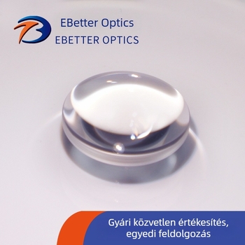 Billet UV olvasztott kvarc kettős domború lencse Ø25,40 mm, F=500,00 mm, bevonat nélküli