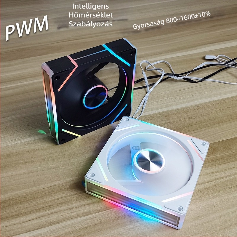 Prism 9Pro PC házventilátor ARGB, PWM, hidraulikus csapágy, 800–1600 RPM, zaj 30 dBA