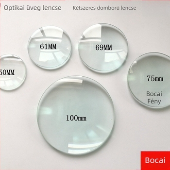 Optikai üveg nagyító lencse, konvex lencse, fókuszálás és képalkotás, nagyítás