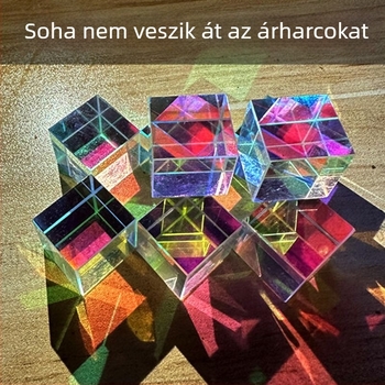 Napszem fogó prismakristály-kocka — Xinyue márkájú, ideális születésnapra vagy ballagásra barátoknak