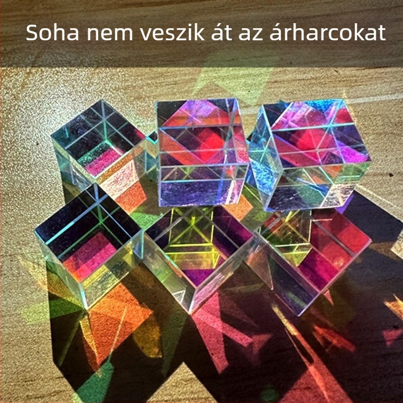 Napszem fogó prismakristály-kocka — Xinyue márkájú, ideális születésnapra vagy ballagásra barátoknak
