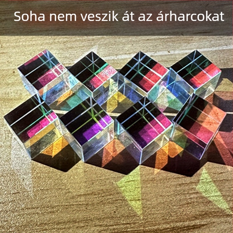 Napszem fogó prismakristály-kocka — Xinyue márkájú, ideális születésnapra vagy ballagásra barátoknak