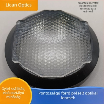 LED lencse tömb egynetes megvilágításra, magas boroszilikat üvegből készült lencsék, K51, Lichang márka, bevonat kérésre