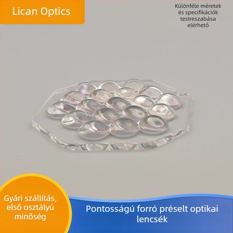 LED lencse tömb egynetes megvilágításra, magas boroszilikat üvegből készült lencsék, K51, Lichang márka, bevonat kérésre