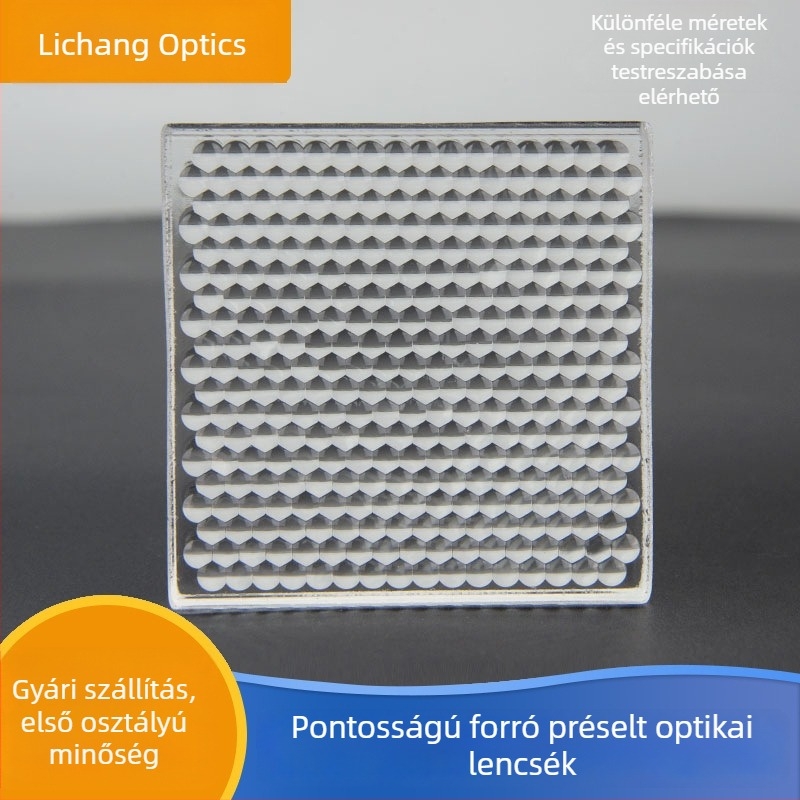 LED lencse tömb egynetes megvilágításra, magas boroszilikat üvegből készült lencsék, K51, Lichang márka, bevonat kérésre