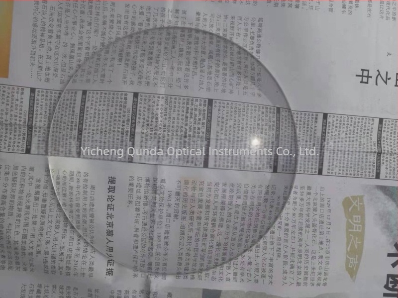 150 mm K9 optikai üveg konvex lencse LED asztali nagyító olvasáshoz és javításhoz