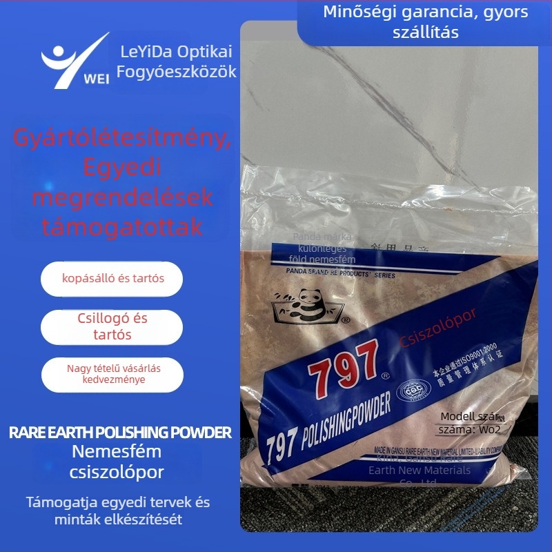 Le Yida optikai üveg polírozó por | mobiltelefon kijelzője, optikai lencse és prismák polírozásához