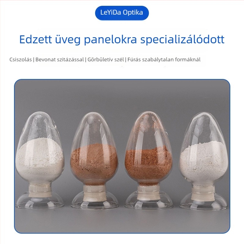 Le Yida optikai üveg polírozó por | mobiltelefon kijelzője, optikai lencse és prismák polírozásához