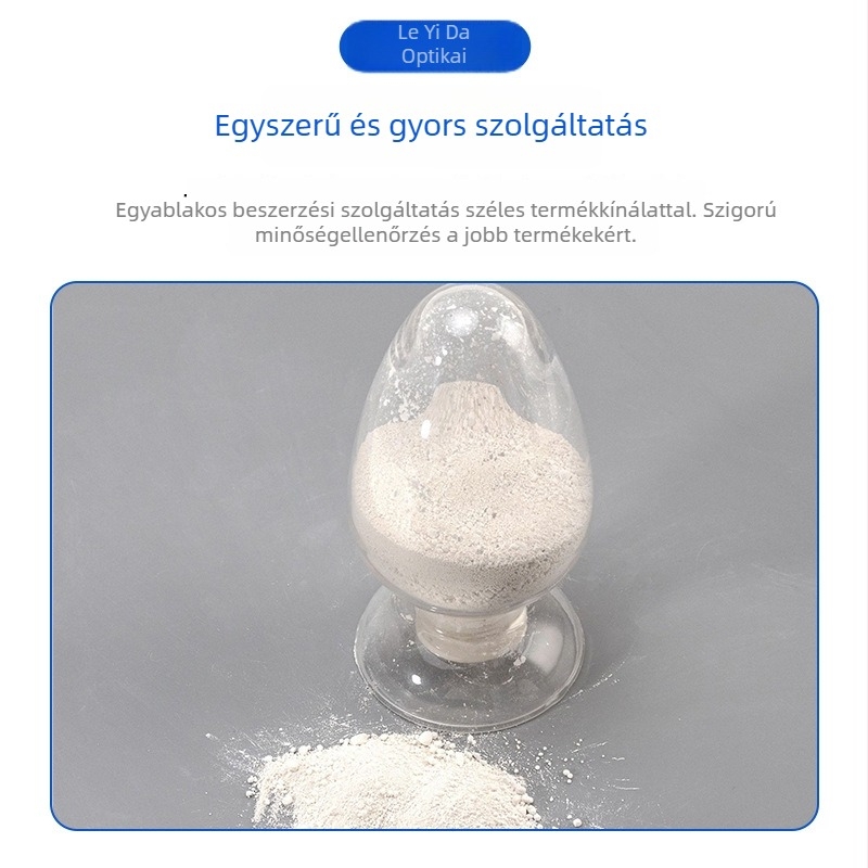 Le Yida optikai üveg polírozó por | mobiltelefon kijelzője, optikai lencse és prismák polírozásához