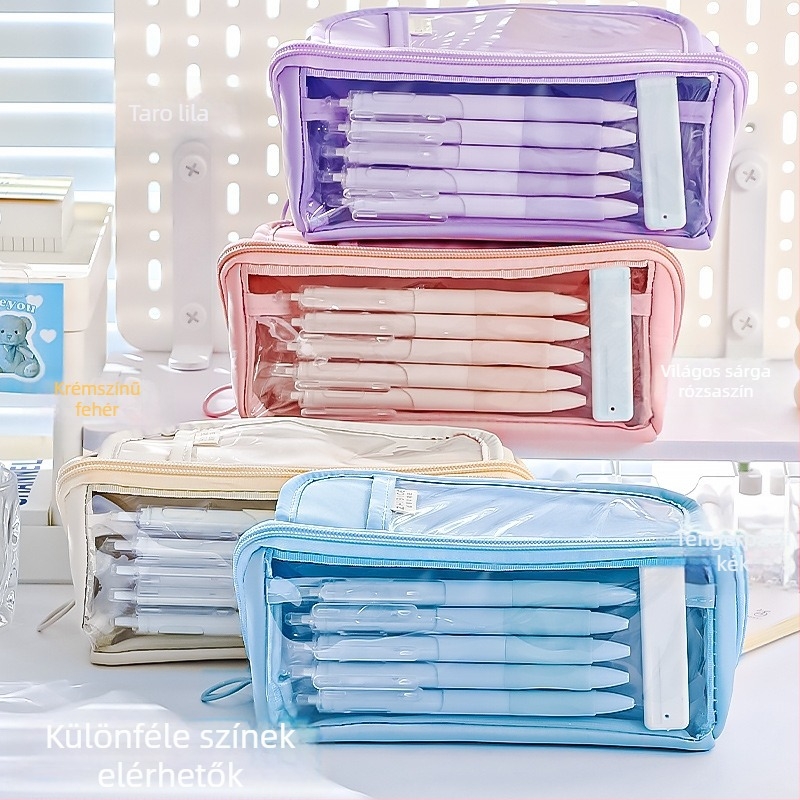 Pen barrier ceruzatartó, szövött anyag, univerzális, koreai stílus