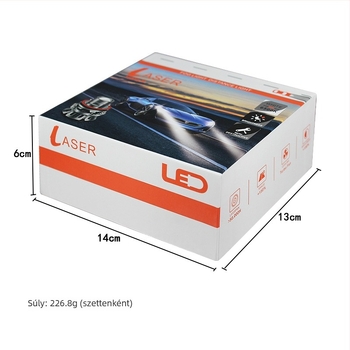 Ultra nagy teljesítményű LED lézerlencse autófényszóróhoz H7/H8/H11/9005/9006