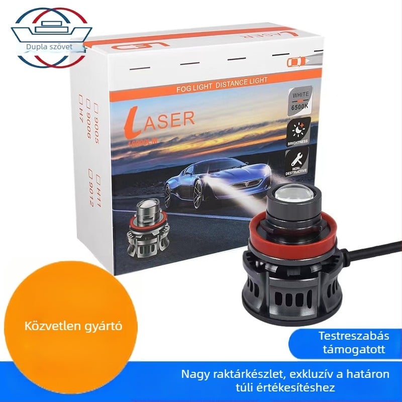 Ultra nagy teljesítményű LED lézerlencse autófényszóróhoz H7/H8/H11/9005/9006