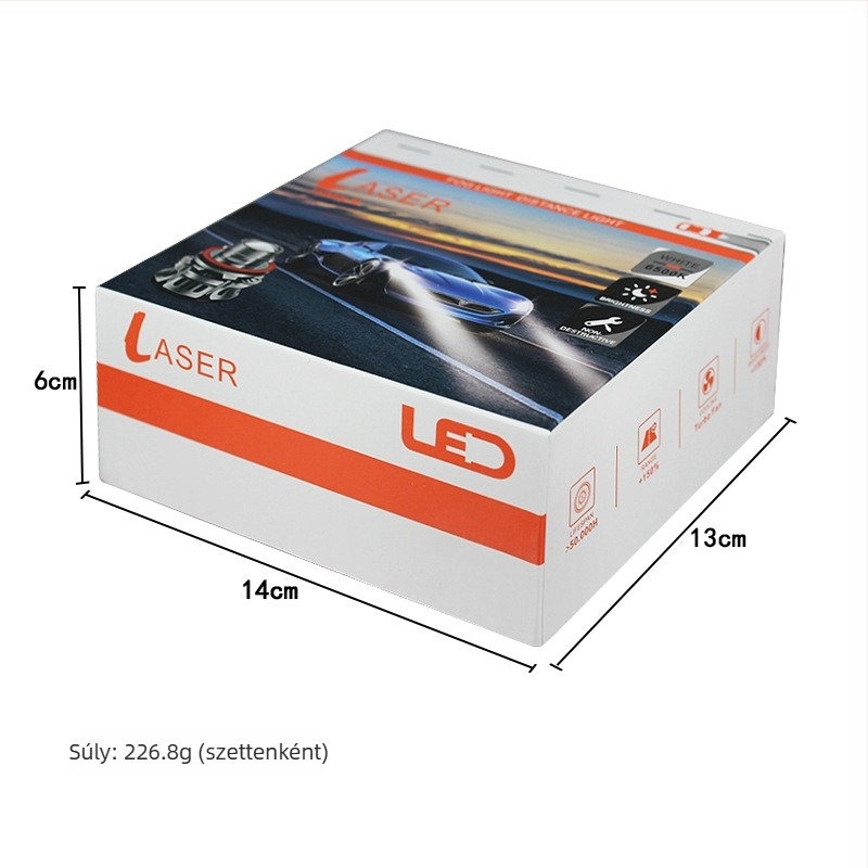 Ultra nagy teljesítményű LED lézerlencse autófényszóróhoz H7/H8/H11/9005/9006