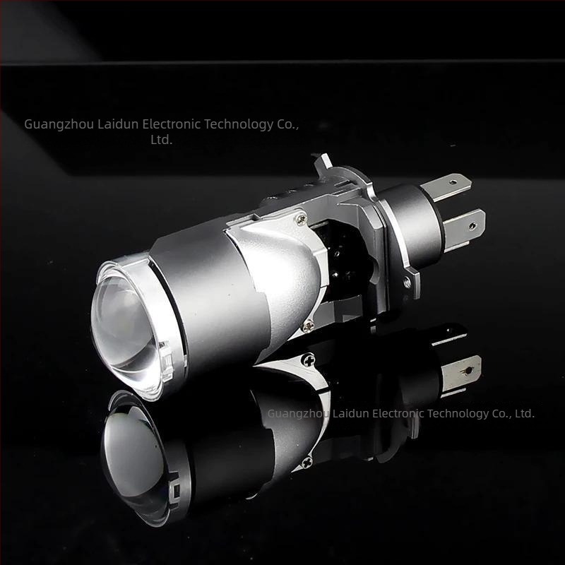 H4 LED fényszóró lencsével, bi-LED lencsével, plug-and-play telepítés, nagy fényerő, 55W, 12V, 5800 lm