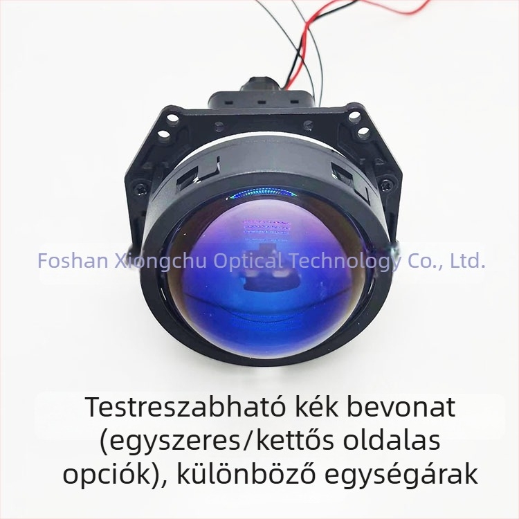 LED elsőfény dupla lencsével, 3,0 hüvelyk, 12V, 6500 lm, univerzális modell, közel- és távoli fény