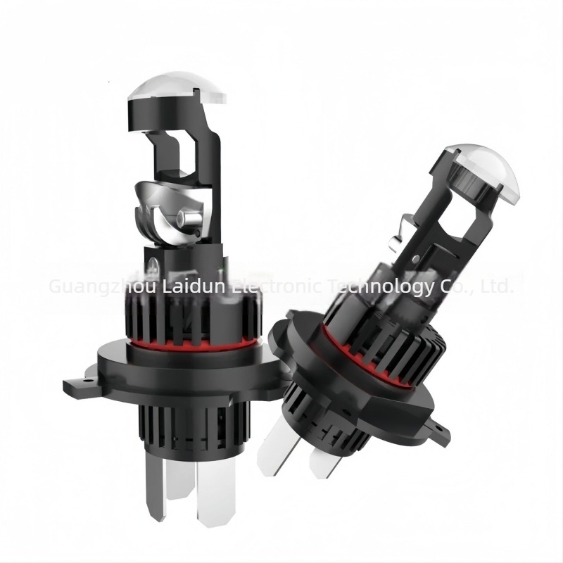 LED autó lámpa fisheye lencsével és bifokális lencsével H7/H11/H4 - plug-in, 12V, 65W, 6500lm, IP68