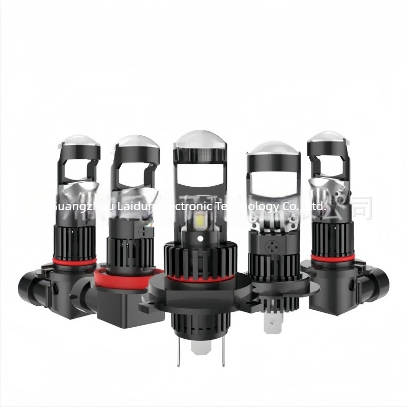 LED autó lámpa fisheye lencsével és bifokális lencsével H7/H11/H4 - plug-in, 12V, 65W, 6500lm, IP68