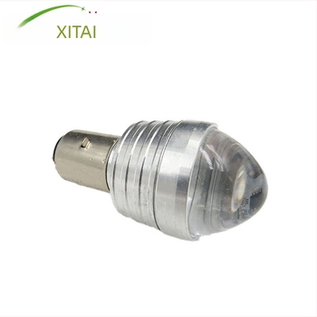 Motorkerékpár LED fényszóró kettős lencsével, 5W, 12-80V, 400 lm