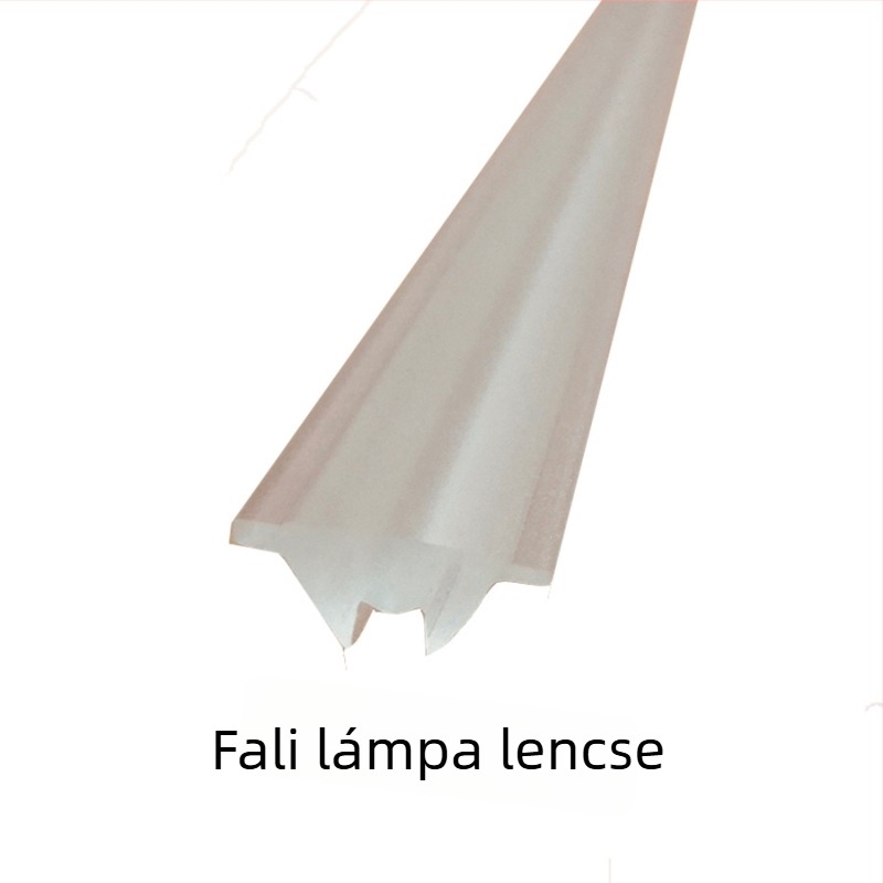 Akril optikai lencse osztálytermi világításhoz, polarizált, átláthatóság 90%, méretek 22.4×10.4 mm, 90° fényirány, modell 21022501