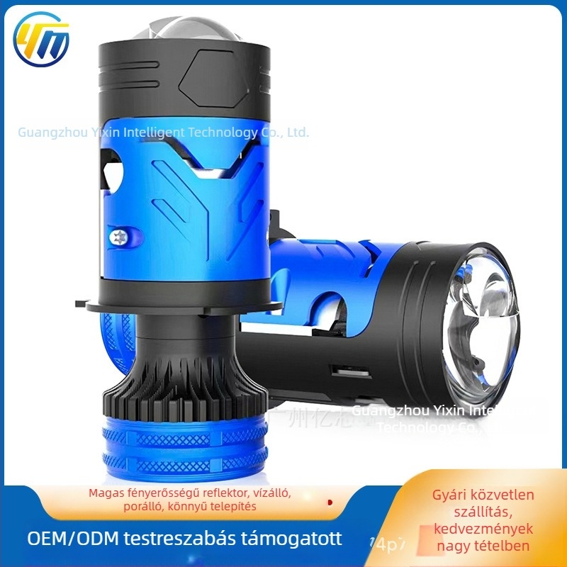 M01Y motoros autó lámpa – LED 85W, 12V, 8500 lm, IP65, H4 csatlakozó