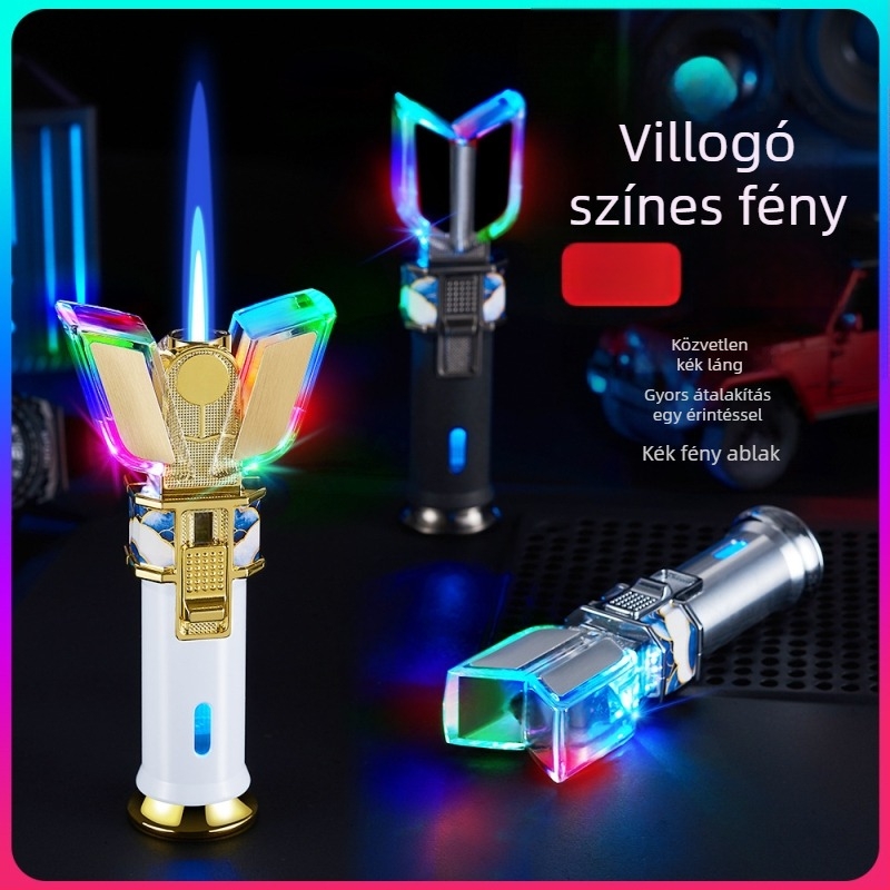 Fém öngyújtó butánnal, újratölthető, szélálló, logónyomtatás és testreszabás