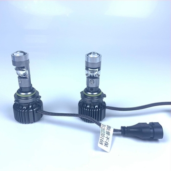 GO-68 LED fényszóró kis lencsével, 12V, 70W, 35000 lm, 9012, H7, H11 kompatibil autókhoz és motorokhoz