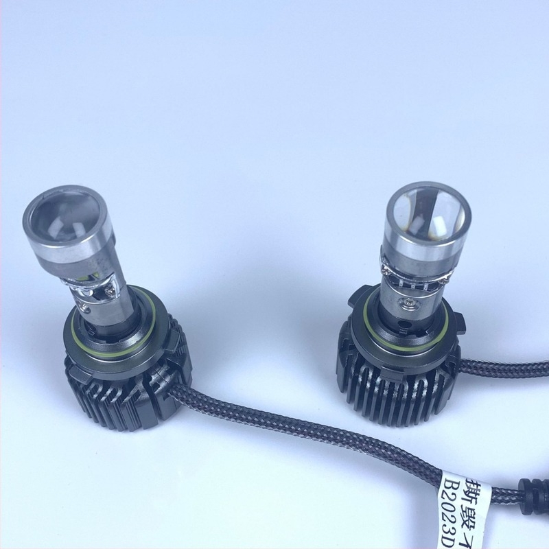 GO-68 LED fényszóró kis lencsével, 12V, 70W, 35000 lm, 9012, H7, H11 kompatibil autókhoz és motorokhoz