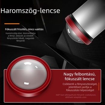 Y8 LED autófényszóró, nagy teljesítményű, H4 fisheye kettős fénytáv-lencsékkel
