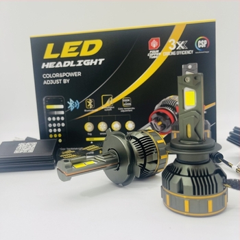 LED autófényszóró, modell R14, 80–100W, 12000 lm, IP68, 13,5V