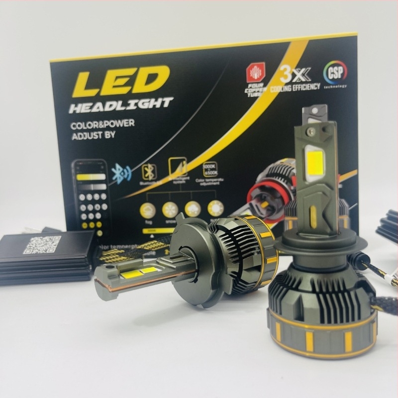 LED autófényszóró, modell R14, 80–100W, 12000 lm, IP68, 13,5V