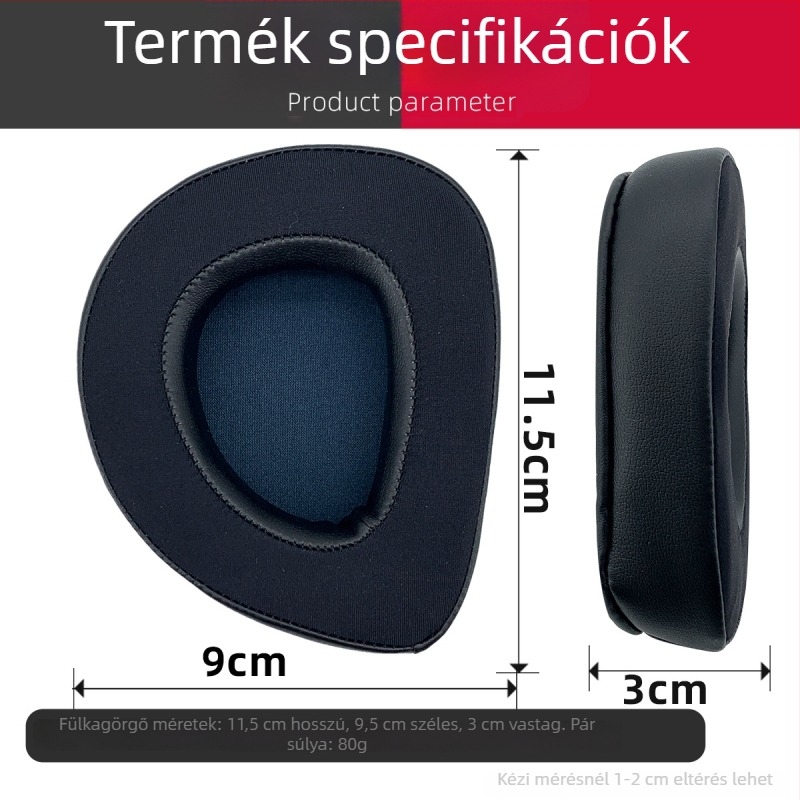 Prism Delta bőrhatású tok Asus Prism Delta fejhallgatókhoz – könnyen felhelyezhető, kényelmes viselet