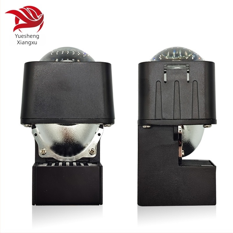 LED kettős fókuszú lencsés fényszóró modul autókhoz és motorkerékpárokhoz, univerzális kompatibilitás, 45W, 9–16V, 3700lm, IP68, 30000h