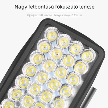 Motorkerékpár előtti LED lámpa külső lencsével, elektromos triciklihez, 12V, 80A