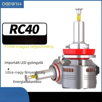 RC40 autó LED fényszóró 110W 11000lm IP68 50000h