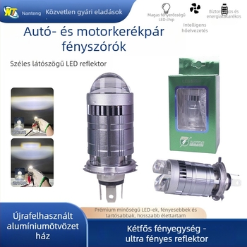 LED fényszóró autóhoz és motorkerékpárhoz, M6-H4, 45W, DC9-60V, IP67, 30000h, univerzális