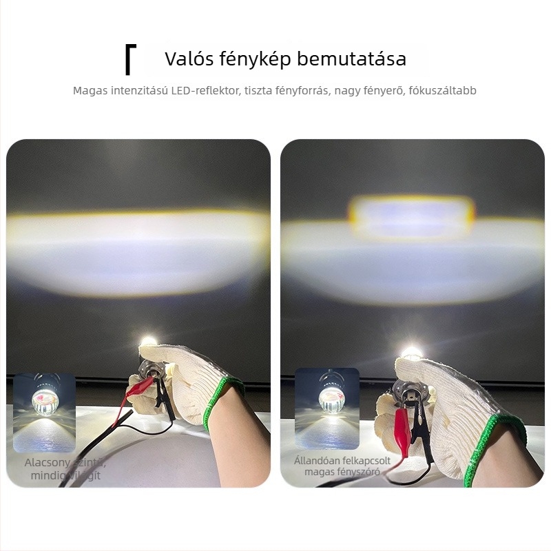 LED fényszóró autóhoz és motorkerékpárhoz, M6-H4, 45W, DC9-60V, IP67, 30000h, univerzális