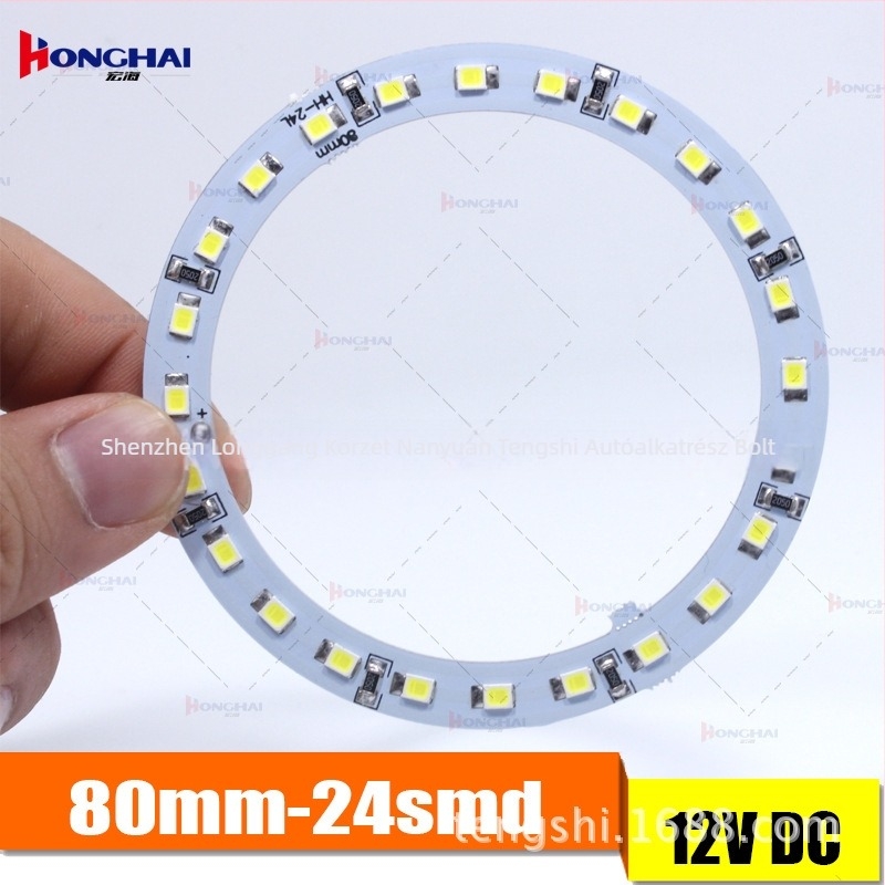LED Angyalszem lámpa gyűrű, 24SMD 1210, 12V, 2.5W, 850lm, 50 000 óra