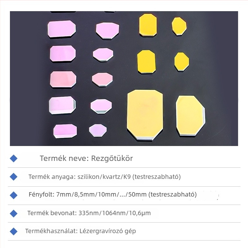 XY-szkennelő lézergalván CO2-lézerhez, szilíciumüveg és olvasztott kvarc optika, száloptikai reflektor optika
