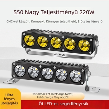GS4 LED spot a teherautó grilleshez – 220W, 12-60V, alumíniumötvözet, vízálló