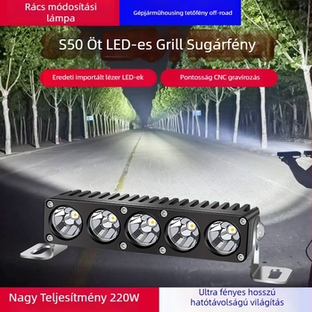 GS4 LED spot a teherautó grilleshez – 220W, 12-60V, alumíniumötvözet, vízálló