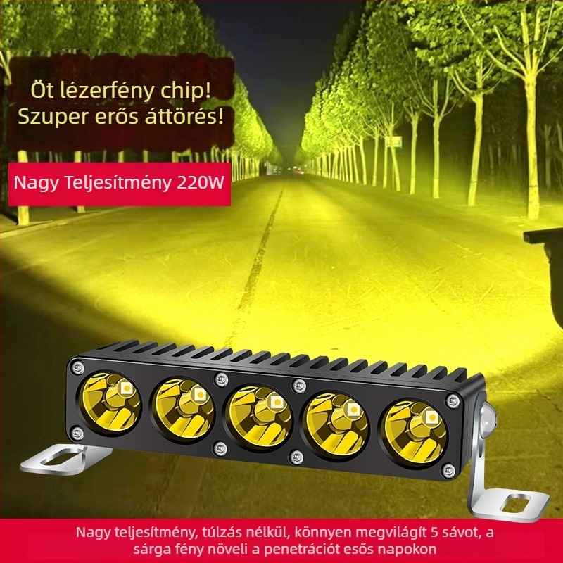 GS4 LED spot a teherautó grilleshez – 220W, 12-60V, alumíniumötvözet, vízálló