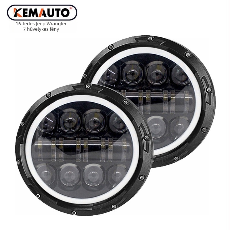 Wrangler LED fényszóró, 65W, 12V, IP68, 6500LM