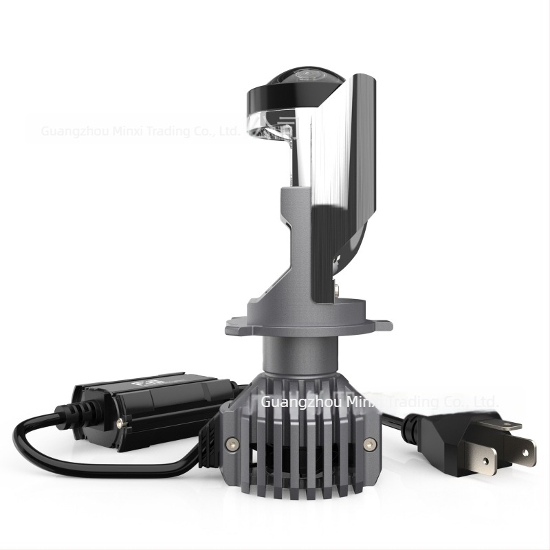 F40 LED H4 fényszóró lencsével, nagy teljesítményű fisheye, kis lencsével motorkerékpárhoz, integrált kettős LED H4 lámpa