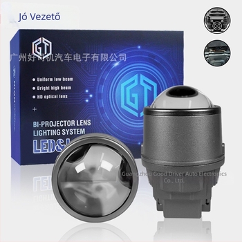 3 hüvelykes P90 LED kettős kupakkal, bifokális lencsével, háromszínű ködfény lencséje, mono LED ködfény, 65W lézeres ködfény, univerzális