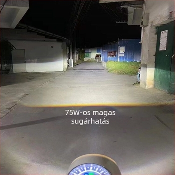 App-vezérelt 85W-os lézers LED fényszóró, lencsével, PC ház, 24V