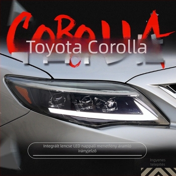 LED nappali menetfény és jelzőlámpa lencse konverziós készlet Toyota Corolla 2011–2013 fényszóróhoz