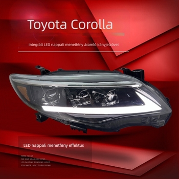 LED nappali menetfény és jelzőlámpa lencse konverziós készlet Toyota Corolla 2011–2013 fényszóróhoz