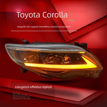LED nappali menetfény és jelzőlámpa lencse konverziós készlet Toyota Corolla 2011–2013 fényszóróhoz